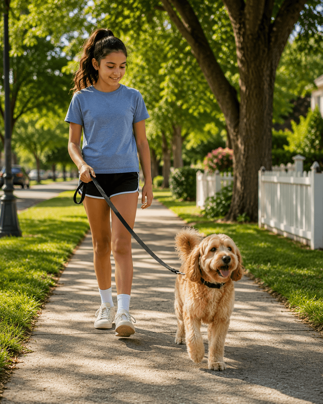 Young founder building a dog walking business